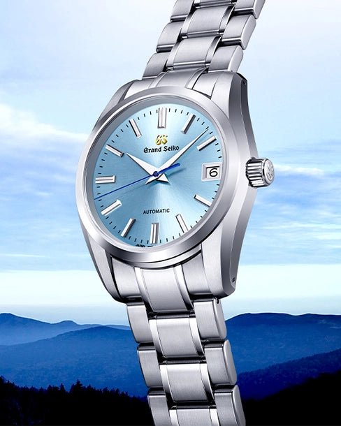 Grand Seiko SBGR325 Blue 'Shizukuishi' Automatic Watch - Limited Edition - Skeie's Jewelers