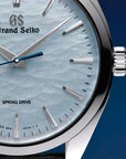 Grand Seiko SBGY007 Light Blue 'Omiwatari' Spring Drive Watch - Skeie's Jewelers