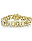 Pave Diamond Curb Link Bracelet by Shy Creation - Skeie's Jewelers