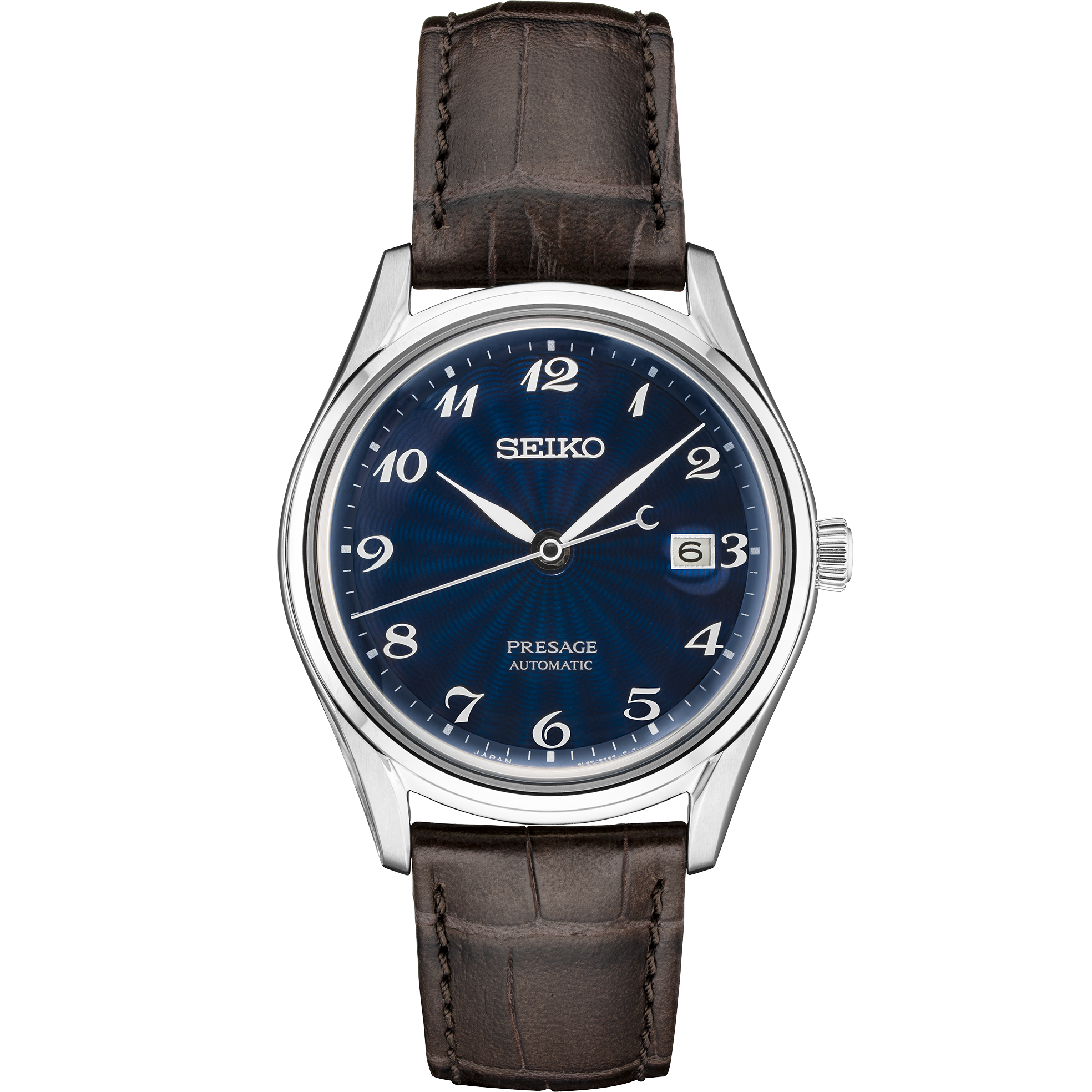 Seiko Presage SJE079 Shippo Enamel Blue Dial Watch - Skeie's Jewelers