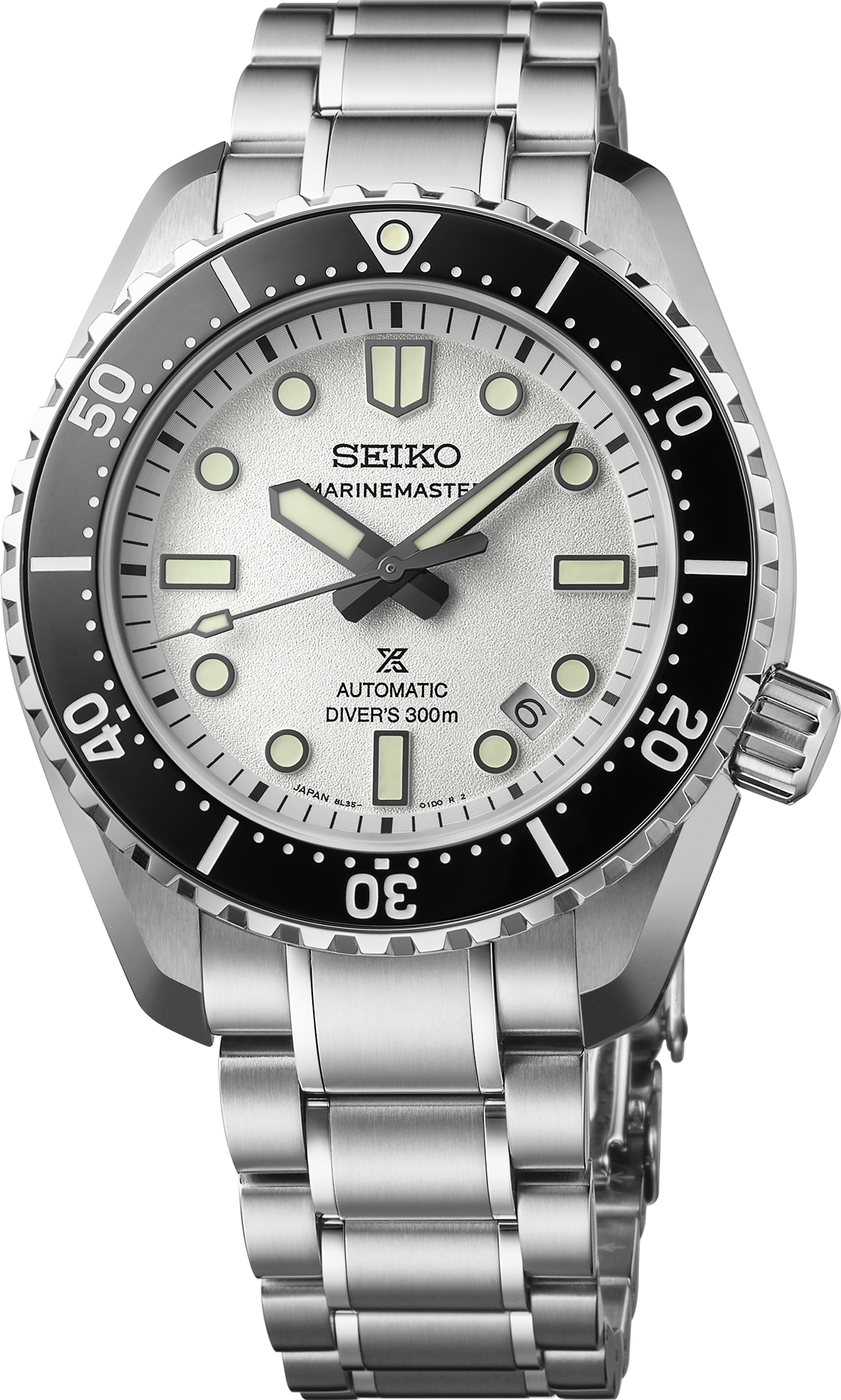seiko luxe sla077 white dial automatic watch