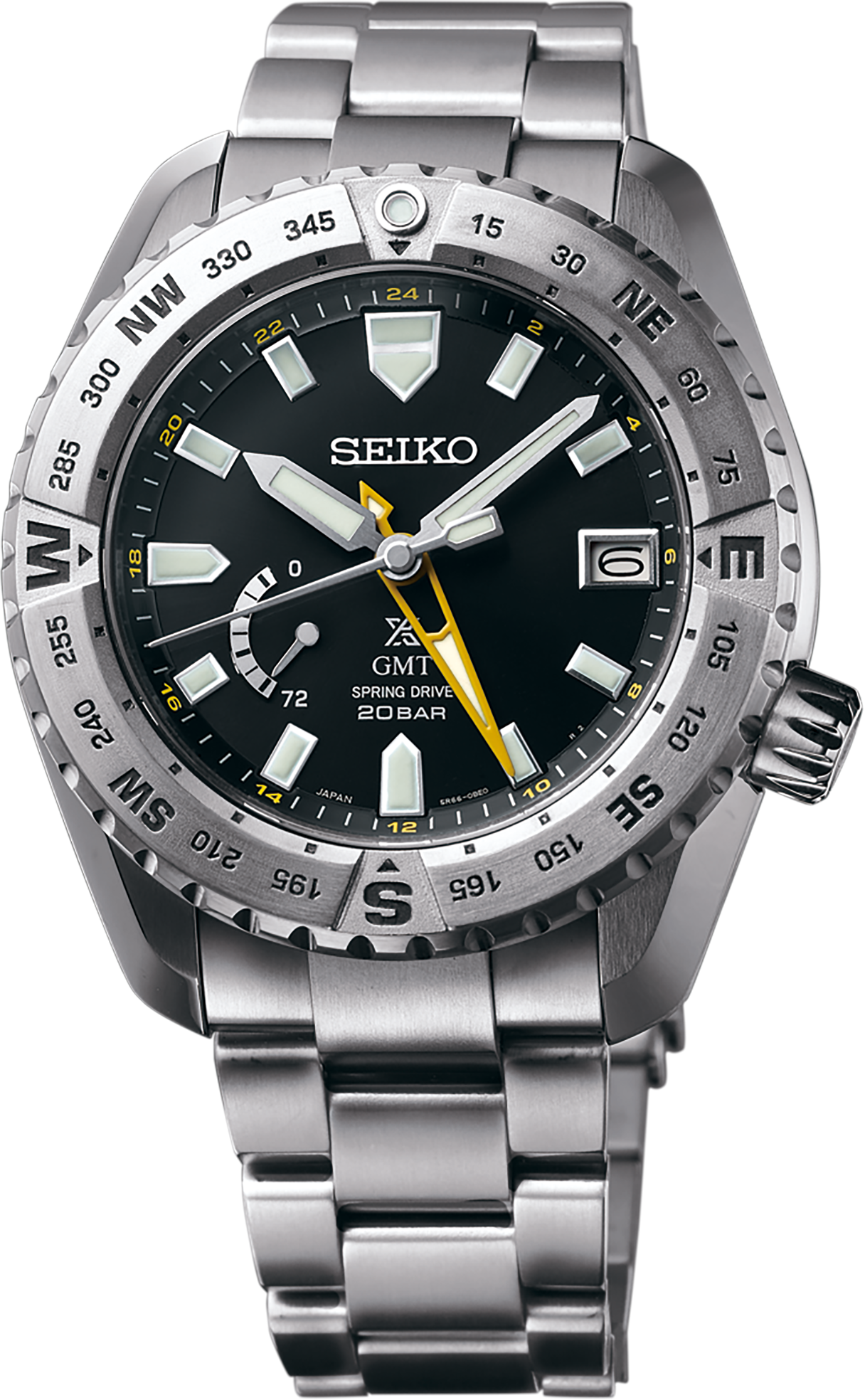Seiko Prospex LX SNR025 Spring Drive 45mm GMT Watch