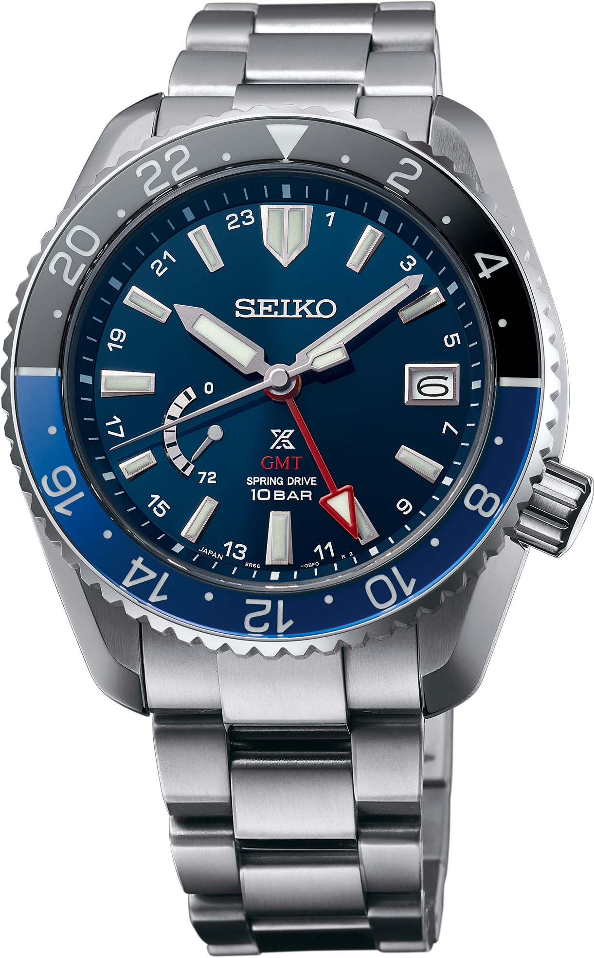 Seiko Prospex LX SNR033 Spring Drive GMT 45mm Watch