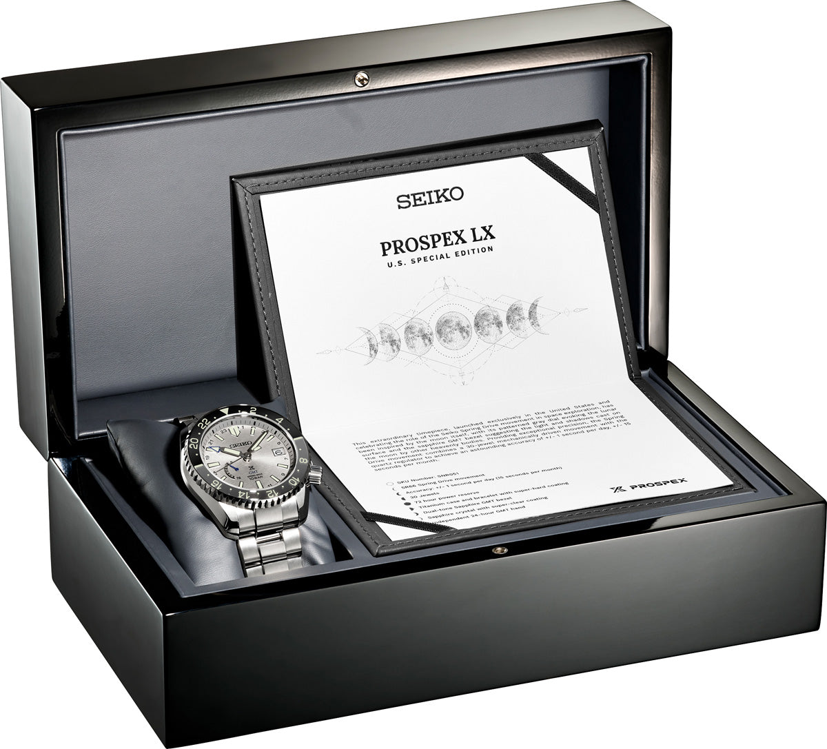 Seiko Prospex LX SNR051 Spring Drive GMT Titanium Special Edition