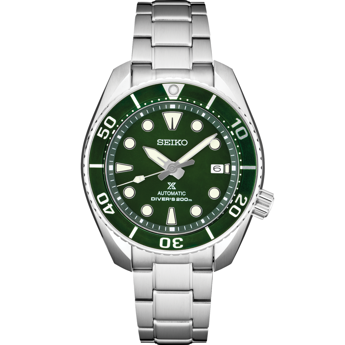 Seiko Men's SPB103  Prospex 'Sumo' Green Dial 45mm Watch