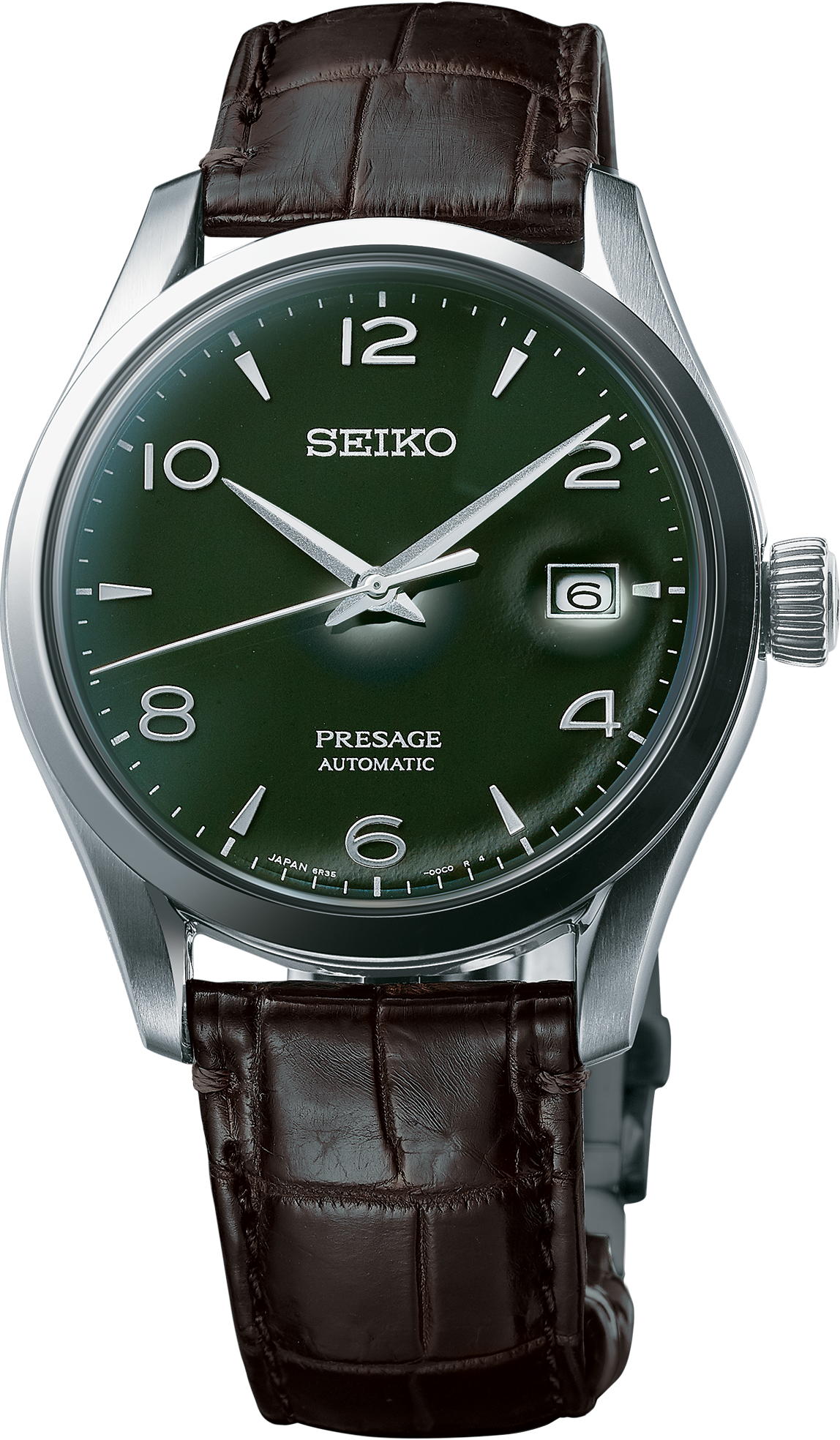 seiko presage spb111 enamel green dial limited edition watch