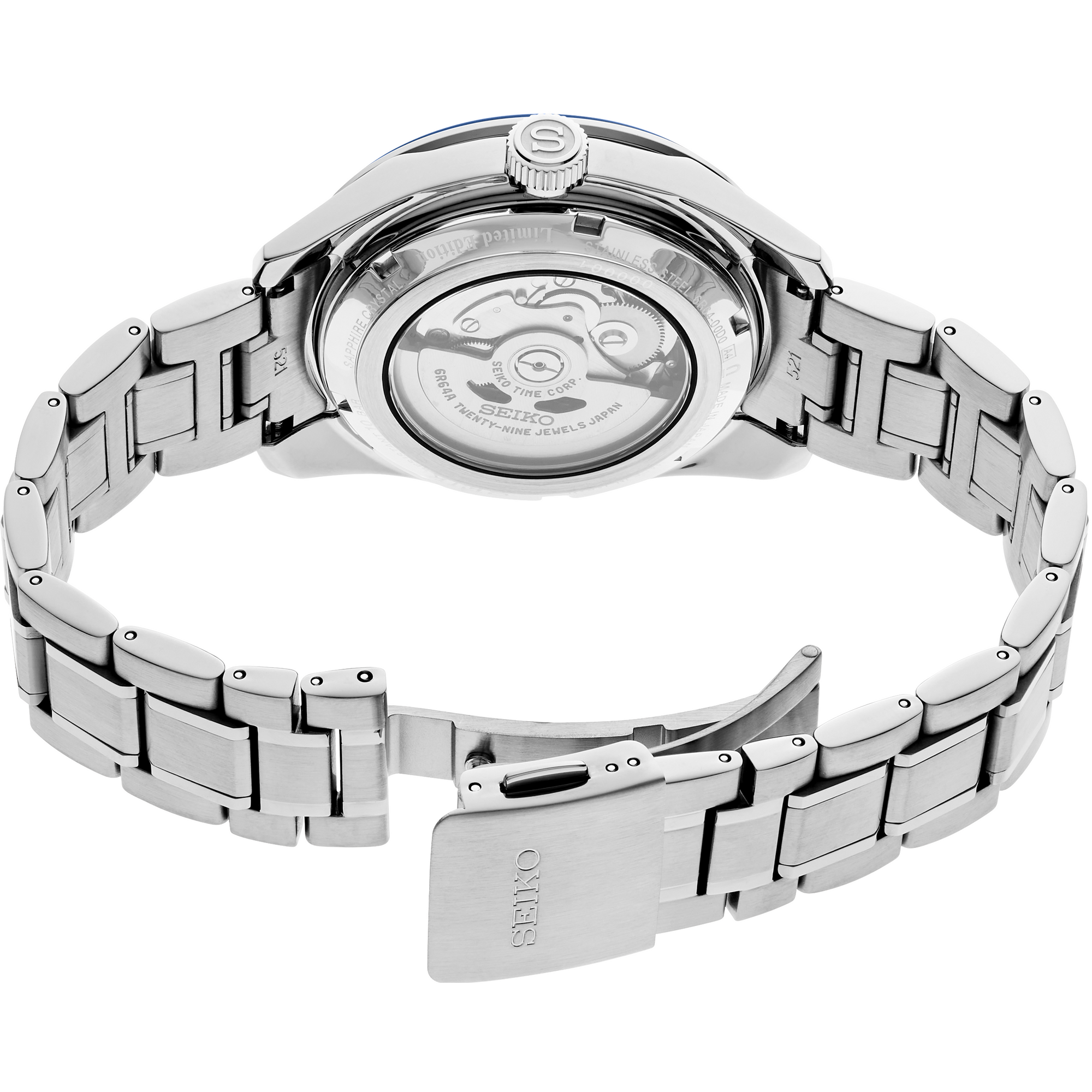 Seiko Presage SPB223 Sharp-Edged GMT Limited Edition Automatic Watch - Skeie's Jewelers