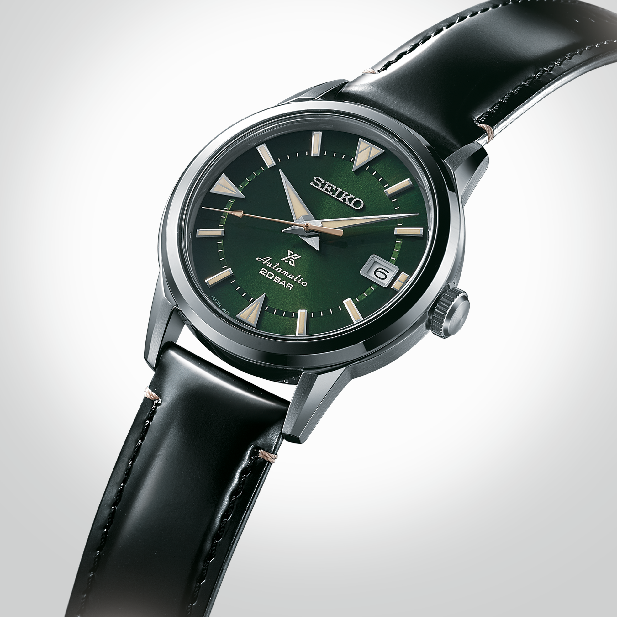 seiko prospex green dial 38mm watch spb245
