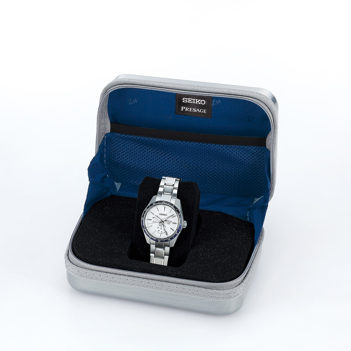 seiko presage spb269 sharp edged gmt zero halliburton limited edition watch