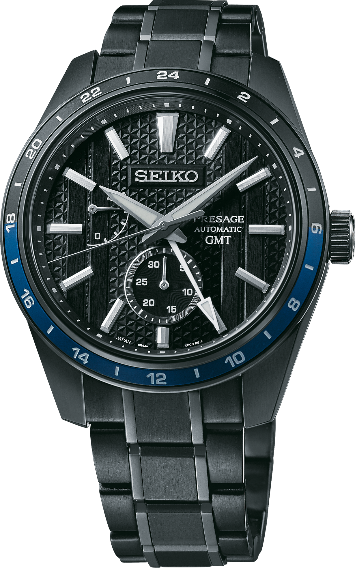 seiko presage spb271 sharp edged gmt zero halliburton limited edition watch