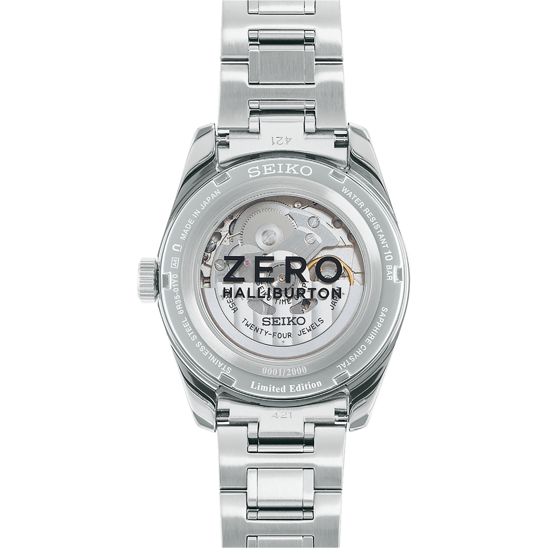 Seiko Presage SPB277 Sharp-Edged Zero Halliburton Limited Edition Automatic Watch