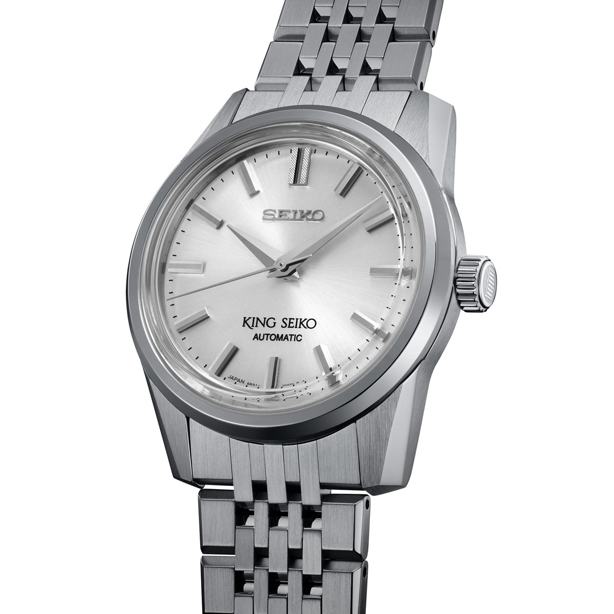seiko spb279 king seiko modern re interpretation silver dial watch