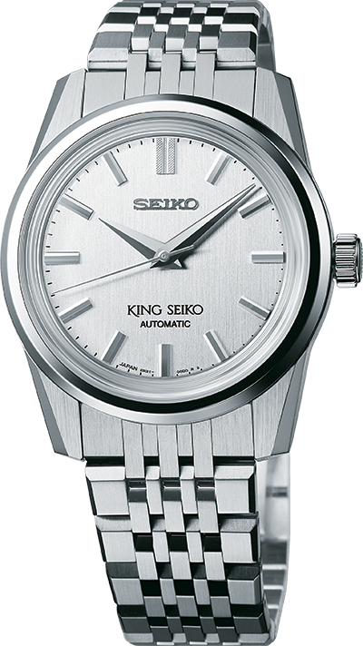 Seiko SPB281 King Seiko Modern Re Interpretation Brushed Silver Dial Watch