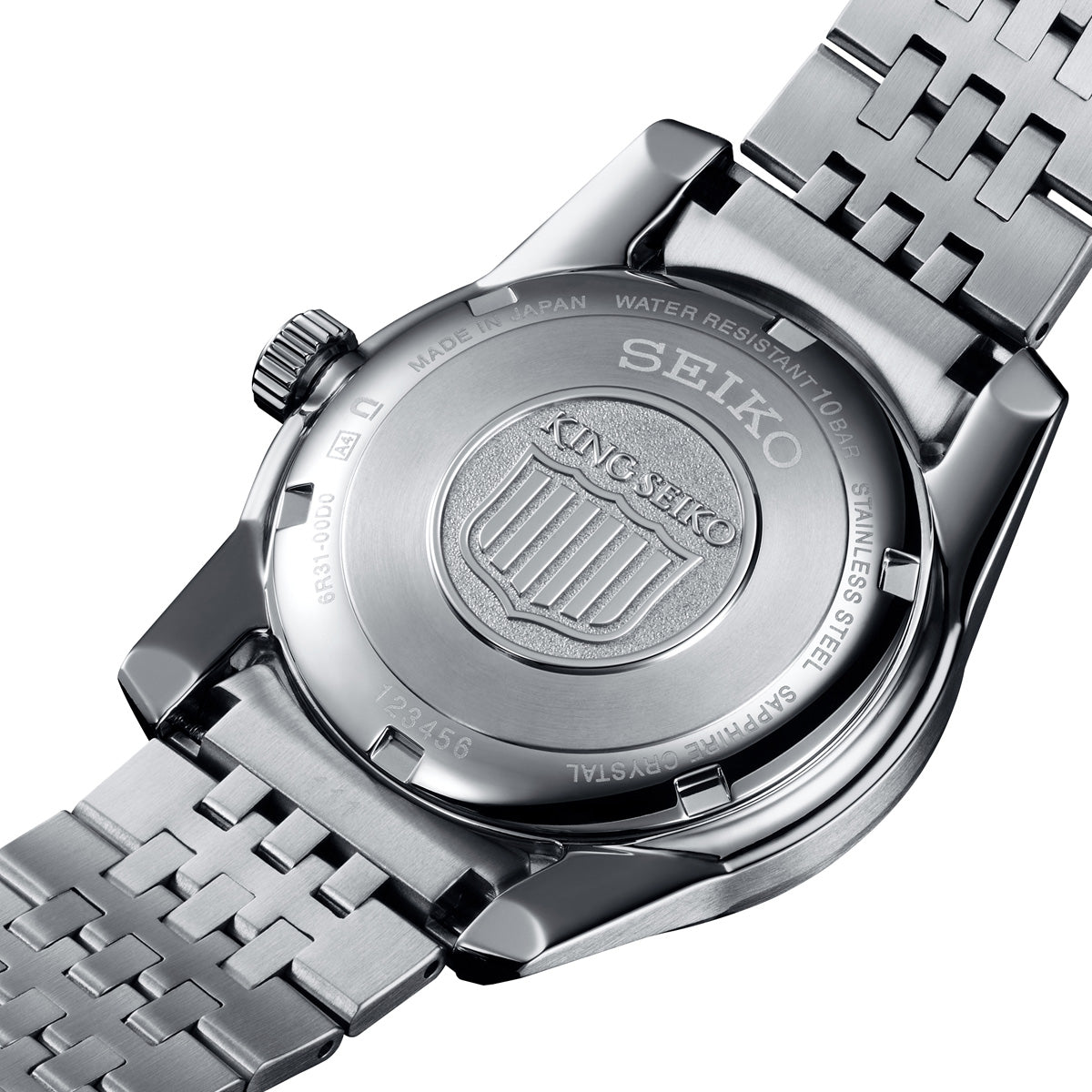 seiko spb281 king seiko modern re interpretation brushed silver dial watch
