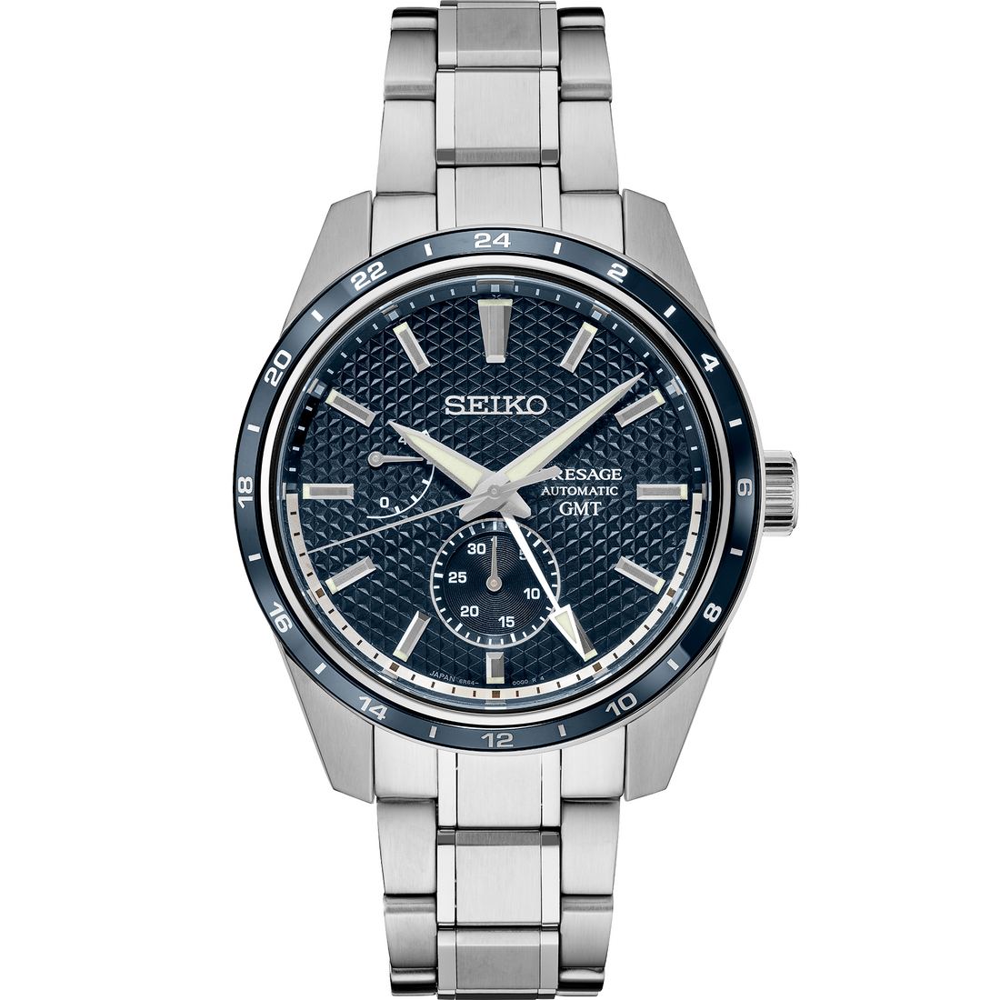 Seiko Presage SPB303 Limited Edition GMT Blue Dial Watch