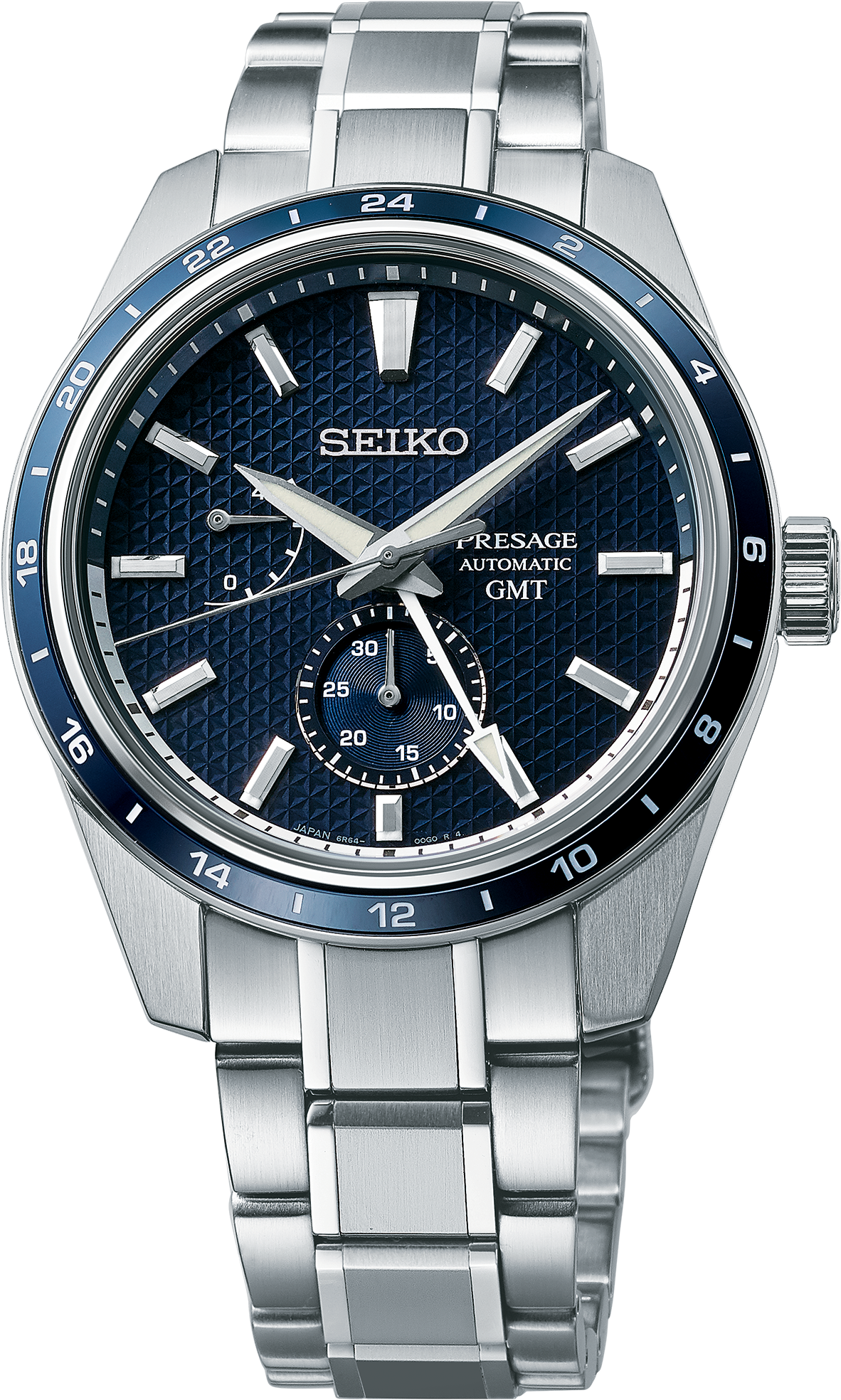 seiko presage spb303 limited edition gmt blue dial watch