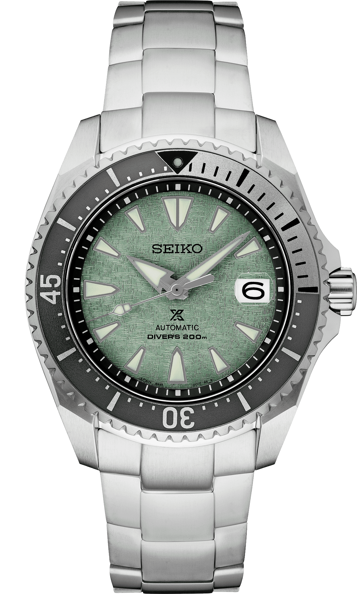 Seiko Prospex SPB349 Green Dial Titanium Diver Watch Front