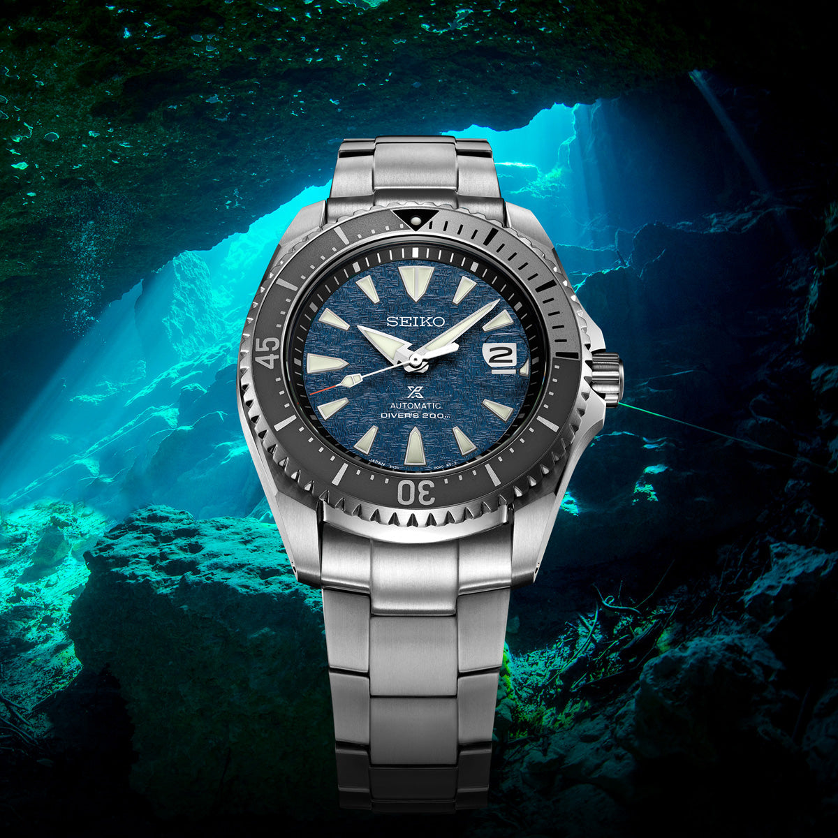 seiko prospex spb349 green dial titanium diver watch