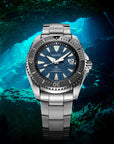 seiko prospex spb349 green dial titanium diver watch
