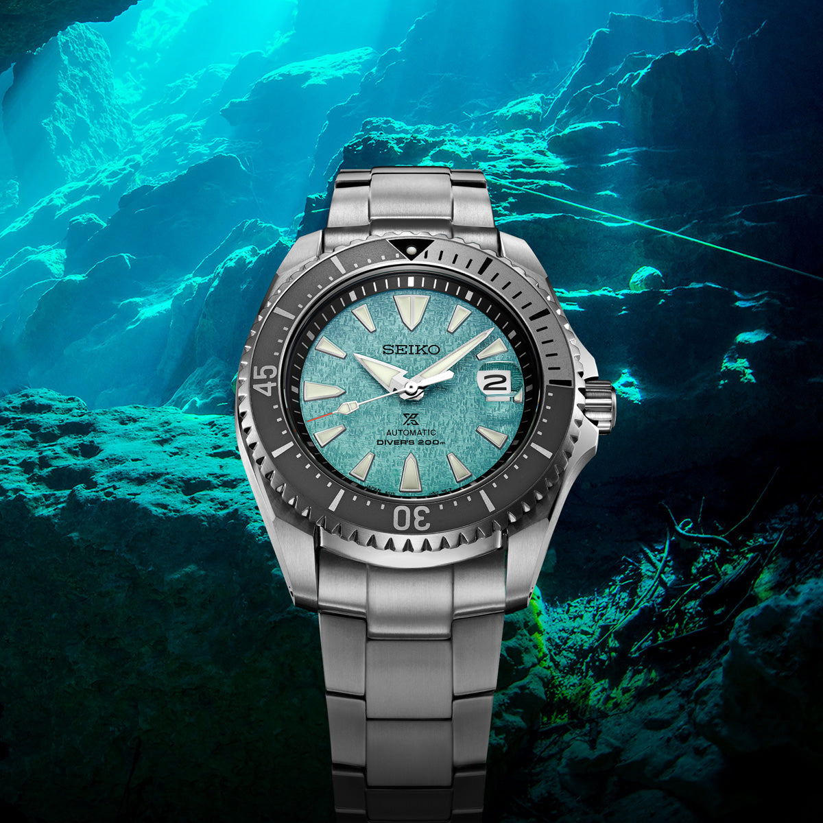 seiko prospex spb353 teal dial titanium diver watch
