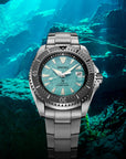 seiko prospex spb353 teal dial titanium diver watch