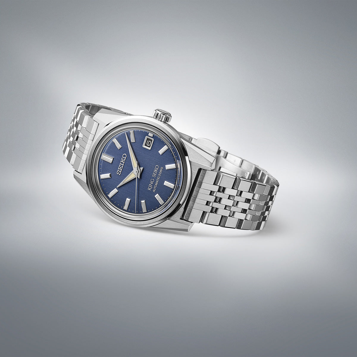 seiko spb389 indigo blue king seiko automatic watch