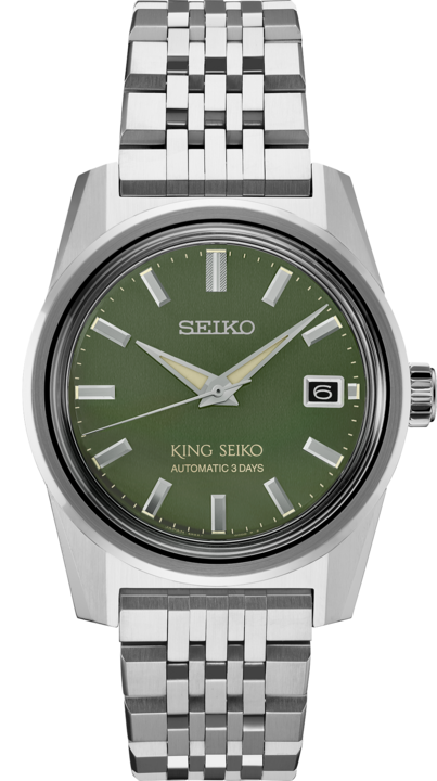 Seiko SPB391 Olive Green King Seiko Automatic Watch - Skeie's Jewelers
