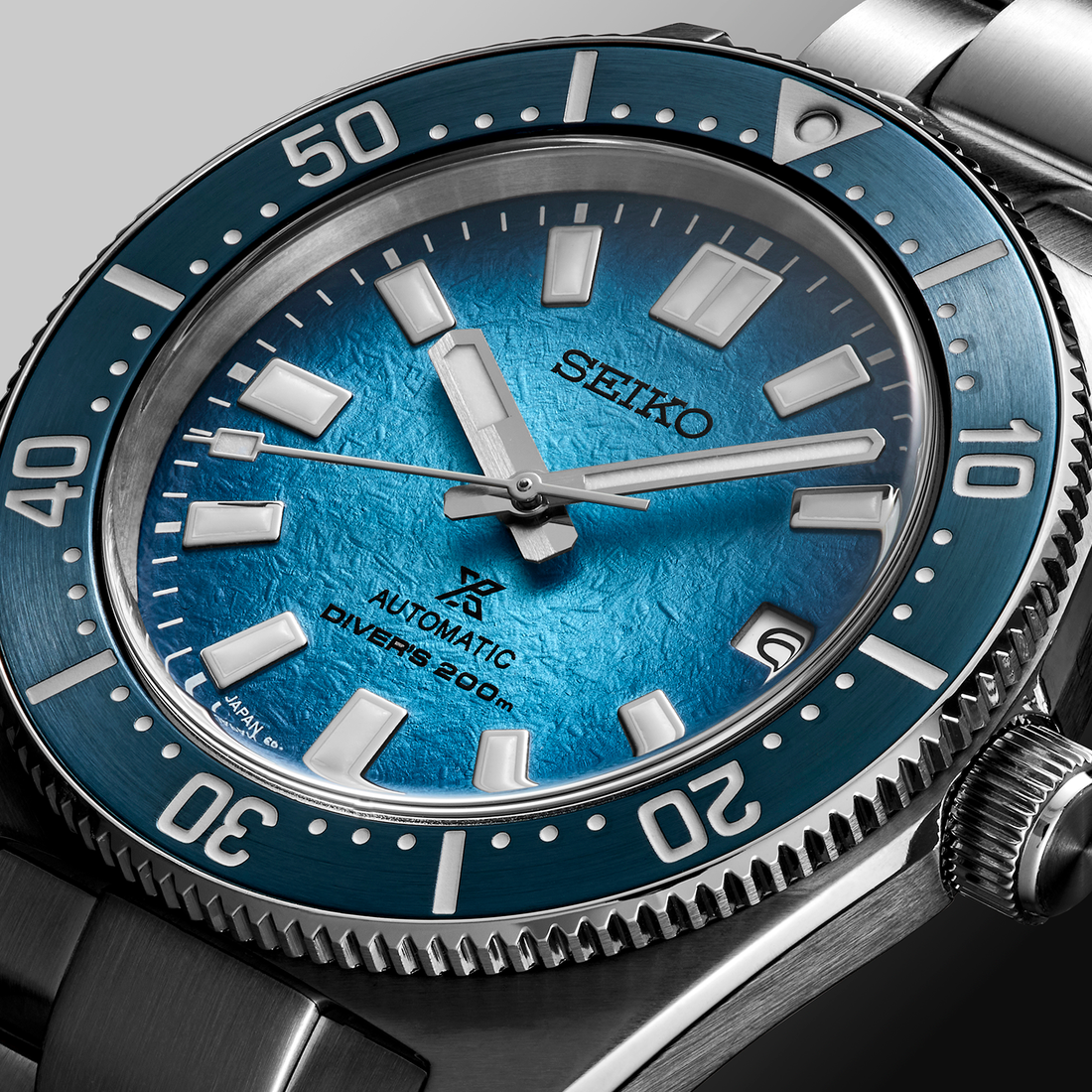 Seiko SPB419 Michigan Blue Ice Divers Watch Skeie s Jewelers