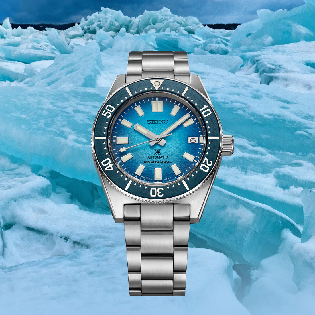 Seiko SPB419 Michigan Blue Ice Divers Watch