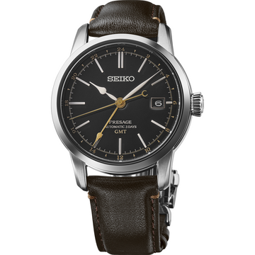 Seiko SPB447 Urushi Lacquer Dial Black GMT