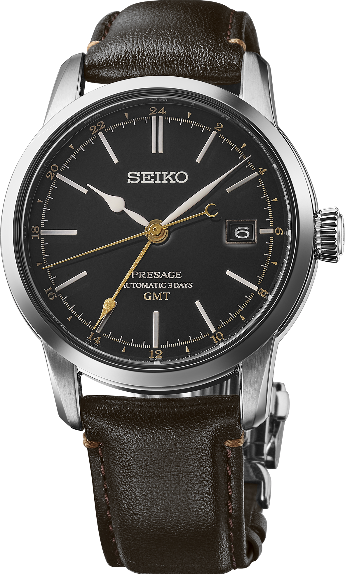 seiko spb447 urushi lacquer dial black gmt
