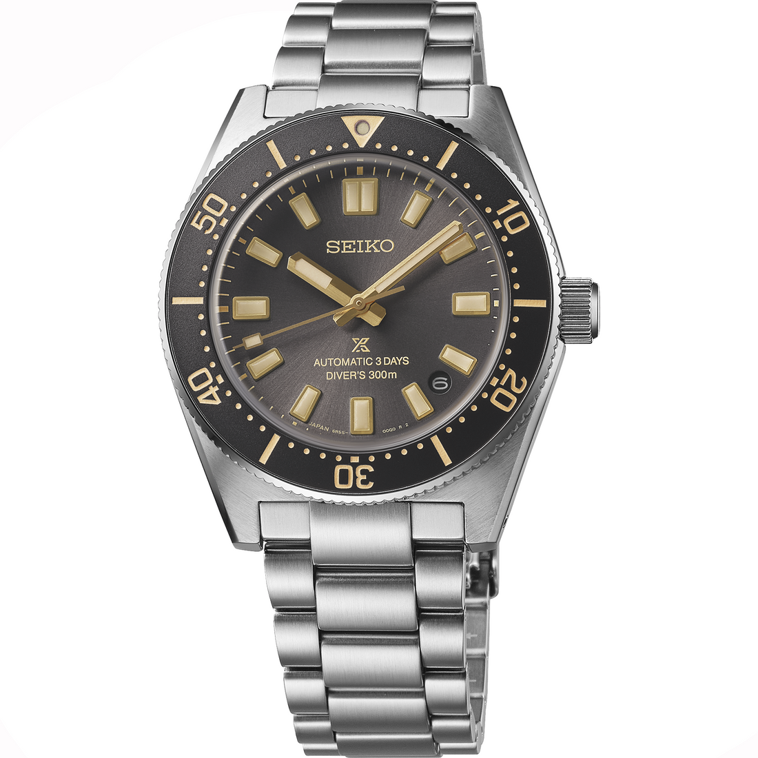 Seiko SPB455 Gold-Accent 1965 Heritage Dive Watch