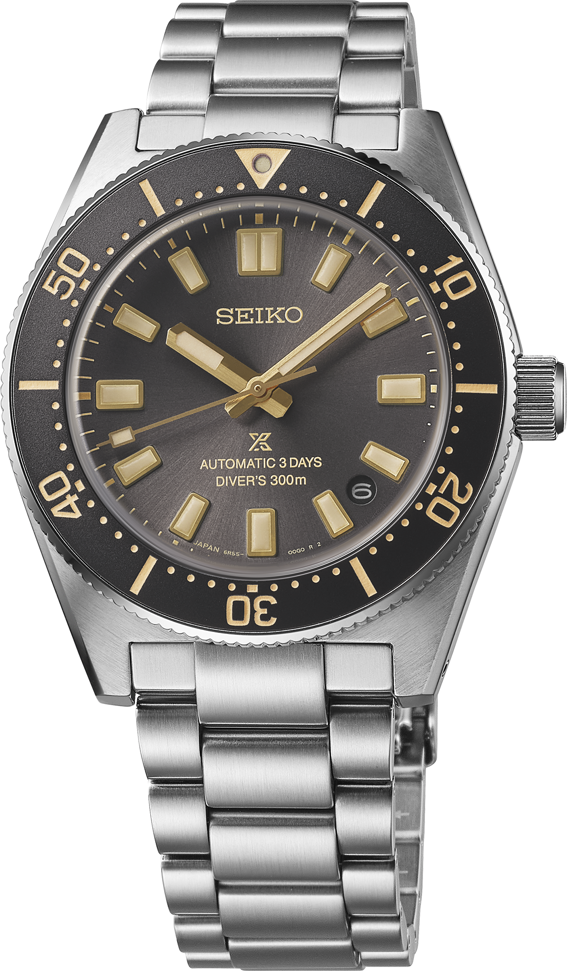 seiko spb455 gold accent 1965 heritage dive watch