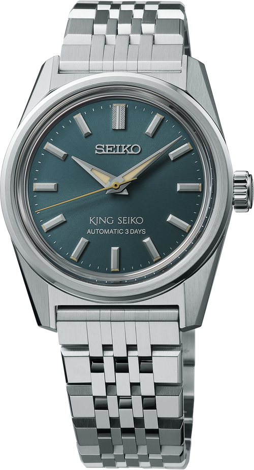 seiko spb459 teal dial king seiko automatic watch