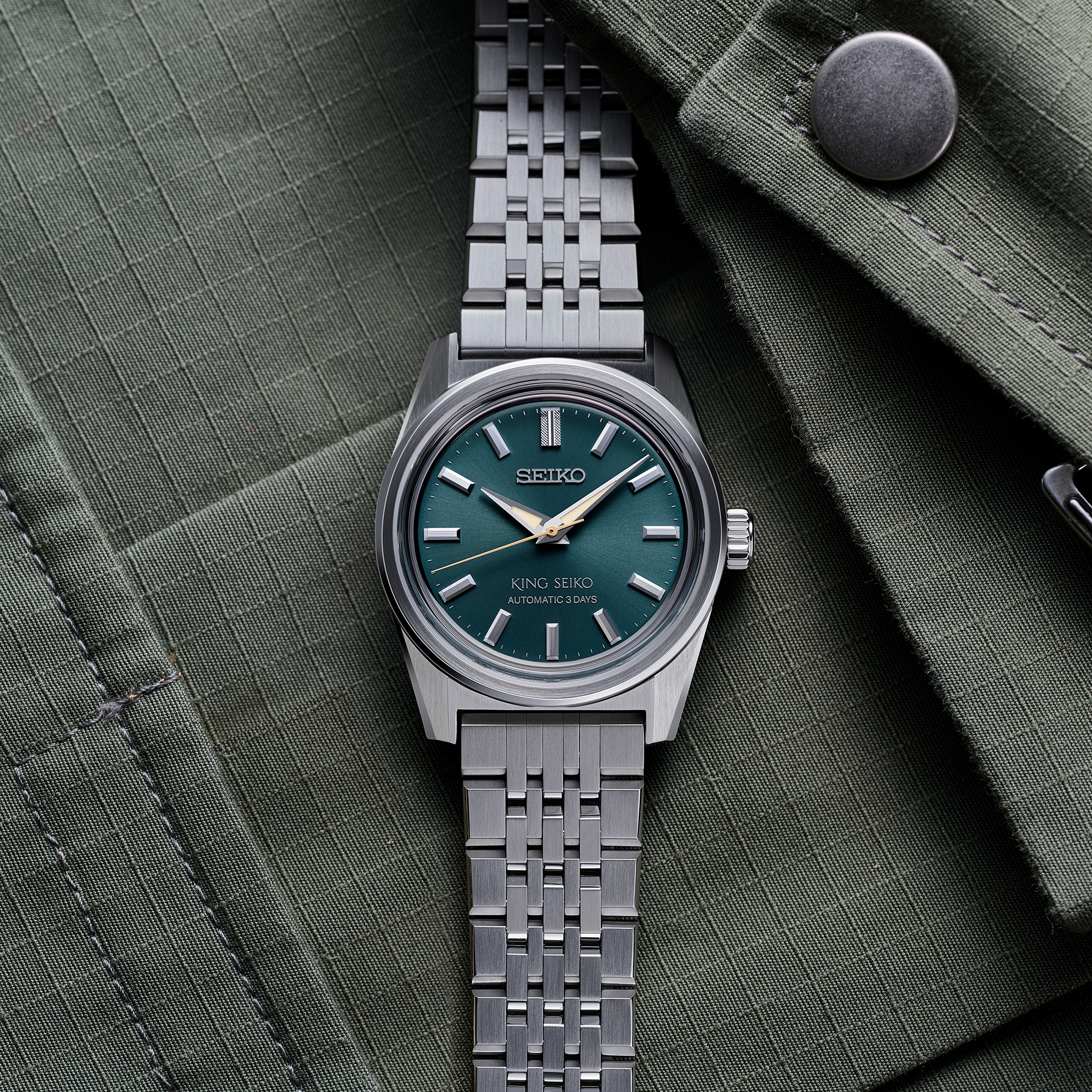 Seiko SPB459 Teal Dial King Seiko Automatic Watch – Skeie's Jewelers