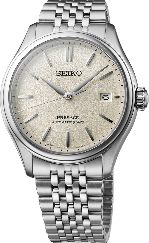 seiko presage classic spb463 shiroiro dial watch