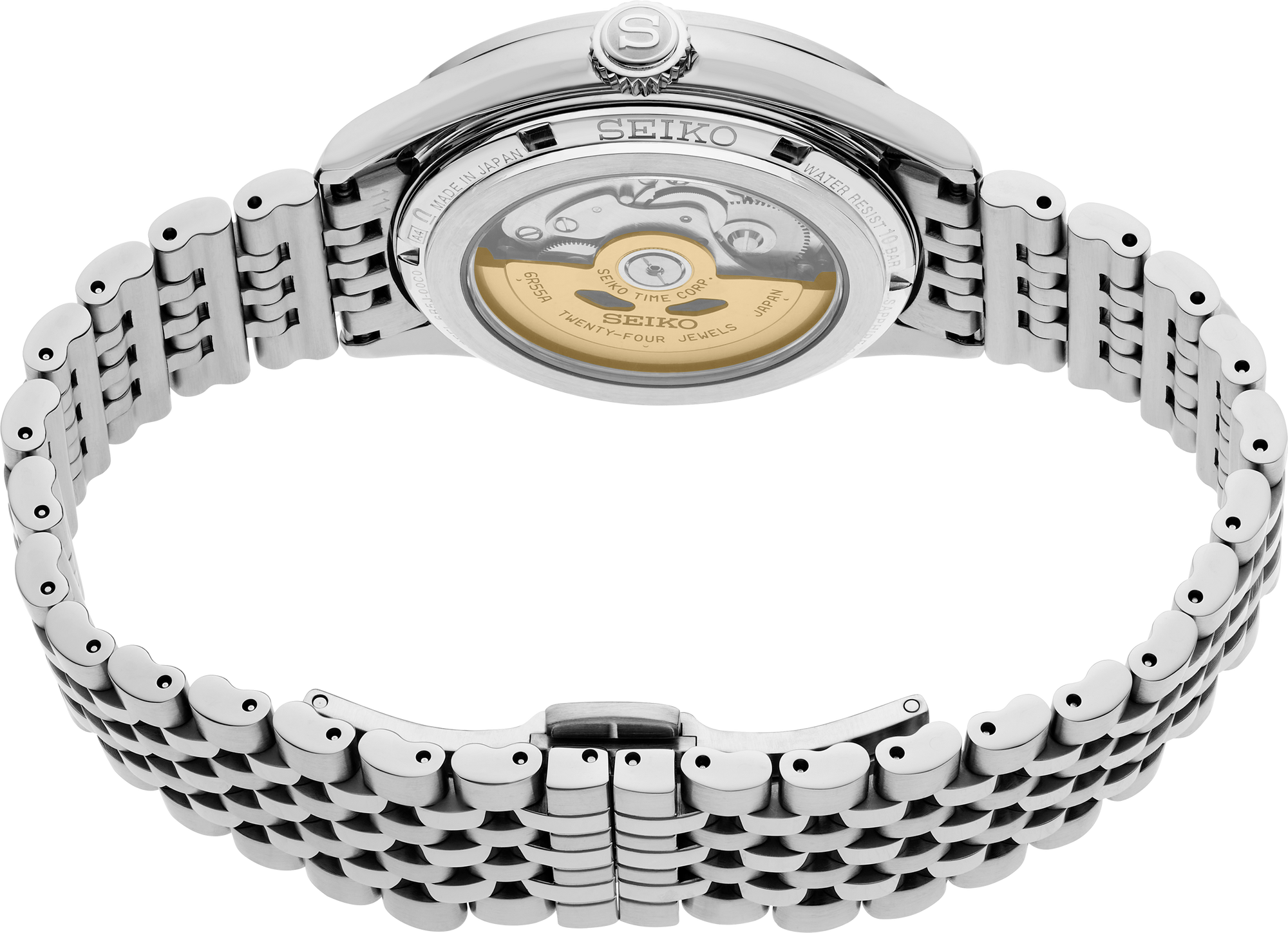 seiko presage spb469 silk dial automatic watch