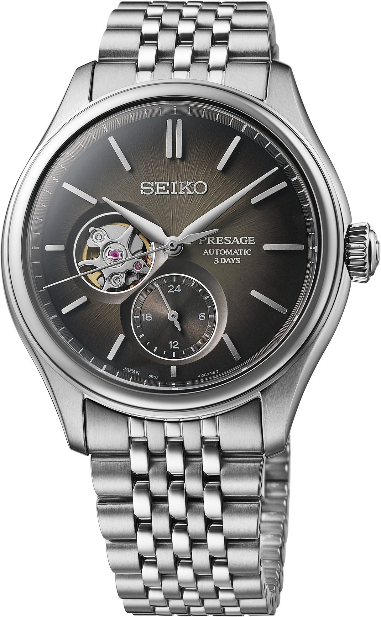 seiko presage spb471 gray dial automatic watch