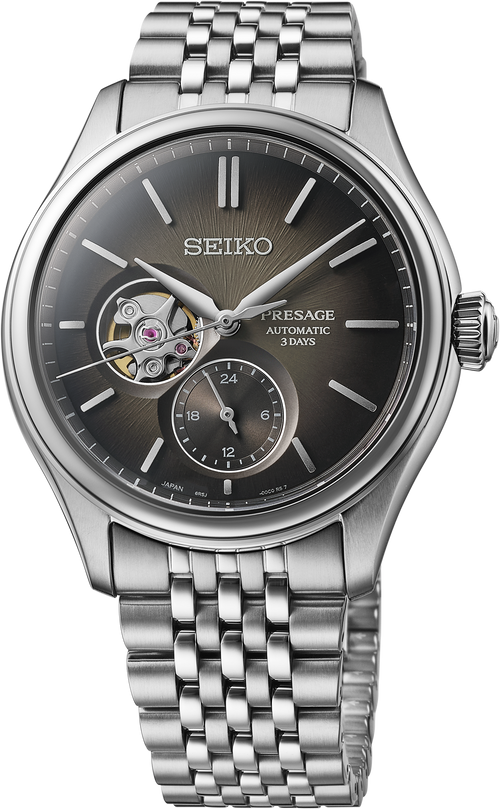 seiko presage spb471 gray dial automatic watch