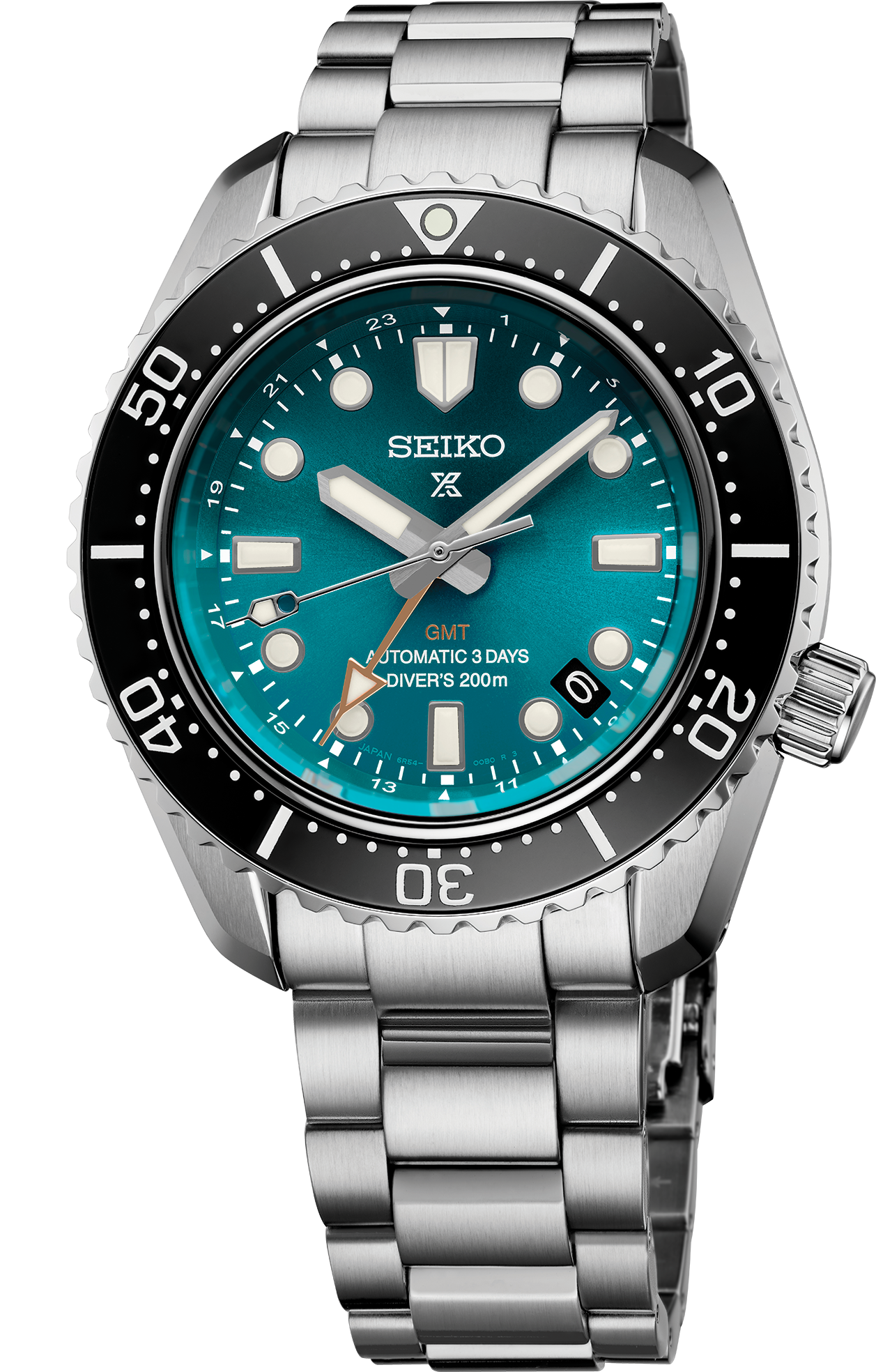seiko spb475 turquoise ombre dial gmt dive watch
