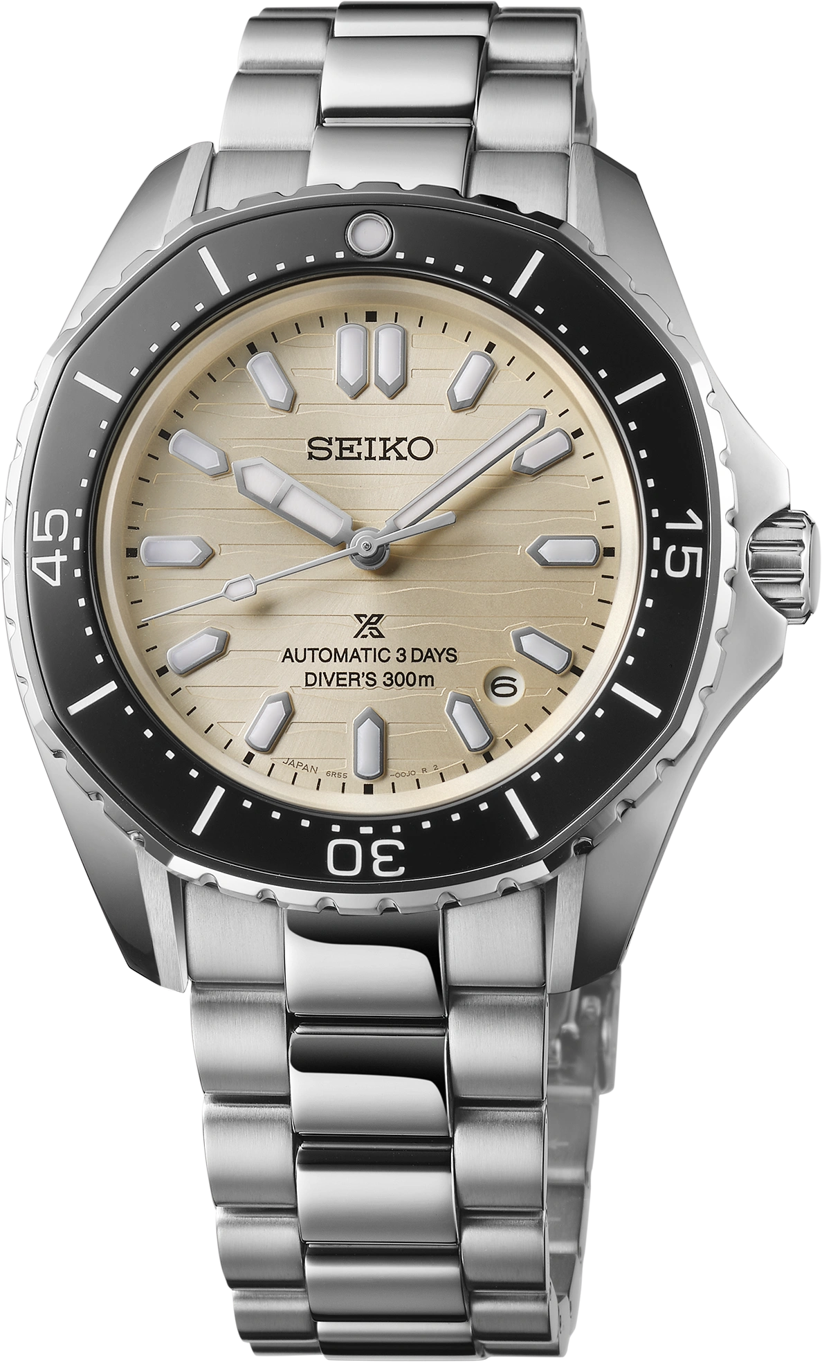Seiko Prospex SPB481 Automatic Diver Ivory Dial 300M - Skeie's Jewelers