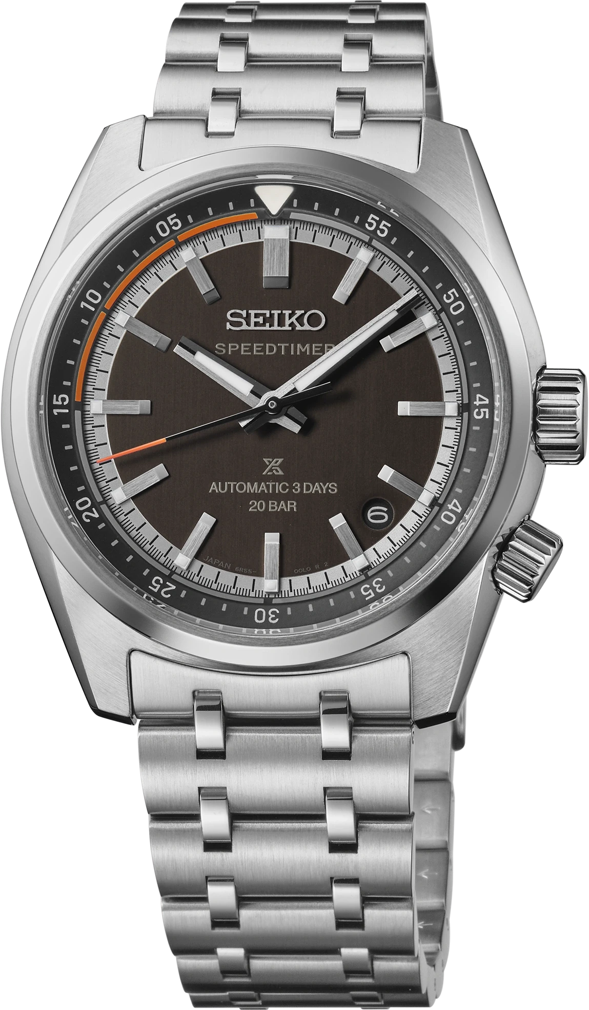 Seiko Prospex Speedtimer SPB515 Black Dial Countdown Watch