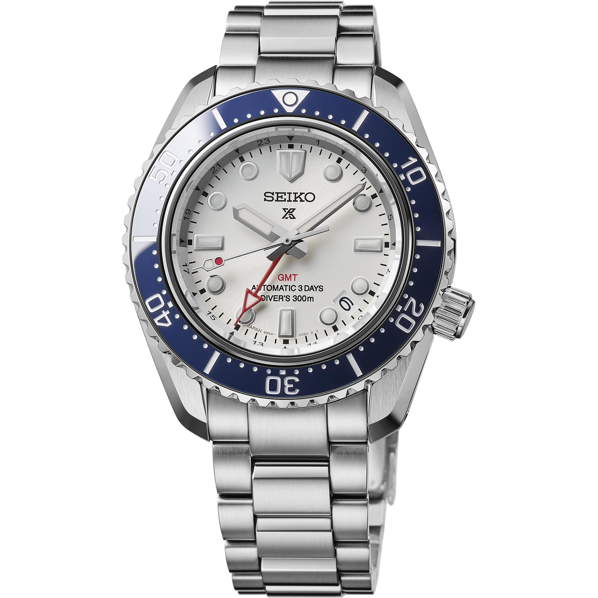 Seiko Prospex SPB519 Blue and White GMT Dive Watch - Skeie's Jewelers