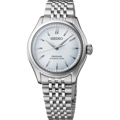 Seiko SPB521 Presage Blue Edo Silk Dial Automatic Watch - Skeie's Jewelers