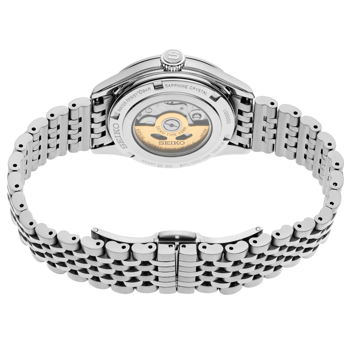 Seiko SPB521 Presage Blue Edo Silk Dial Automatic Watch