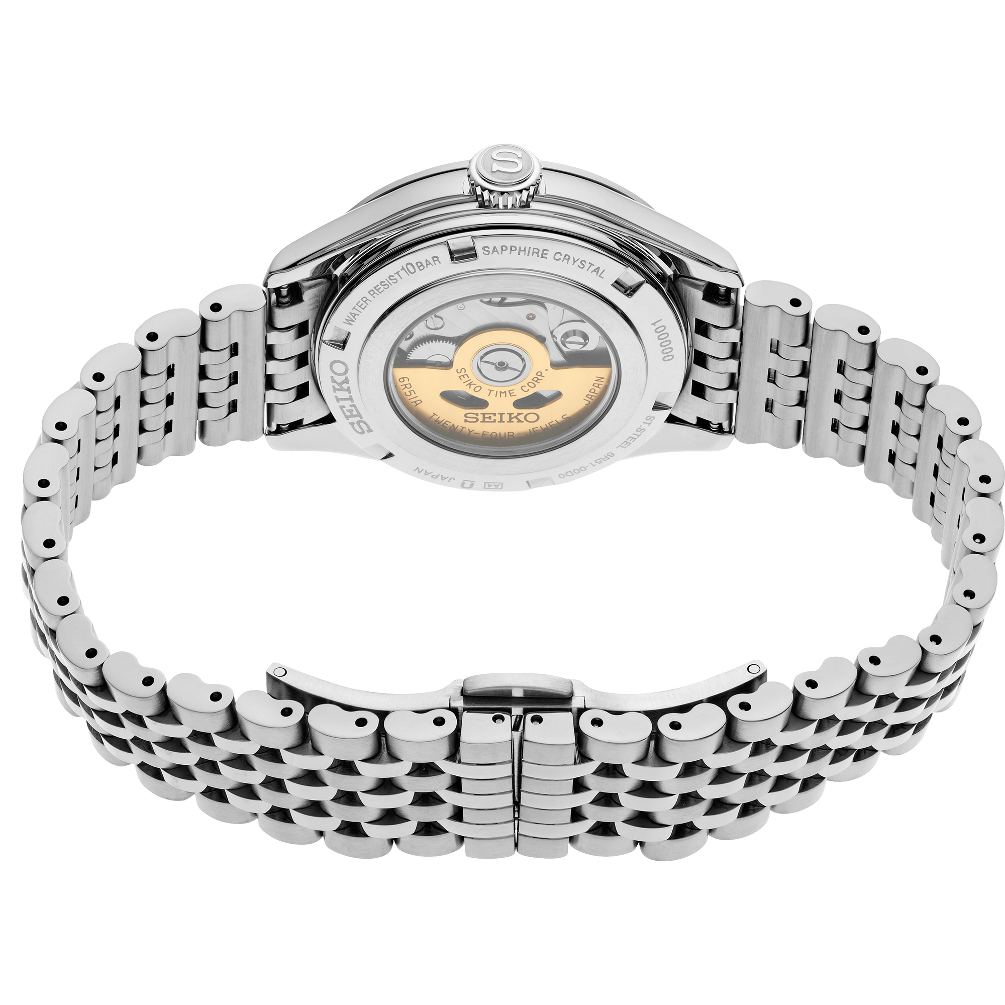 Seiko SPB523 Presage Brown Edo Silk Dial Automatic Watch - Skeie's Jewelers