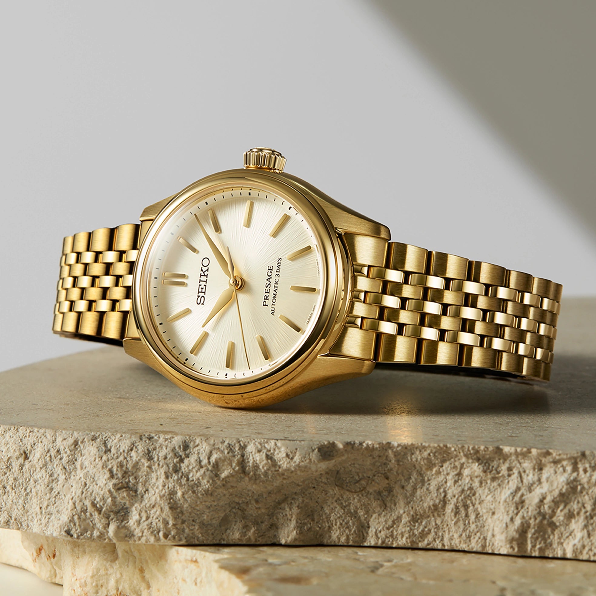 Seiko Presage SPB524 Classic Shiro-iro Gold Automatic Watch