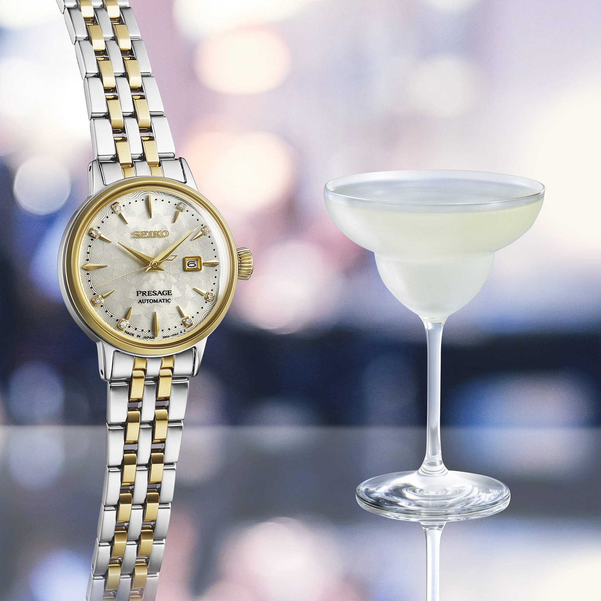 seiko sre010 presage cocktail time automatic watch