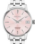 seiko presage srp839 cocktail time pink dial watch