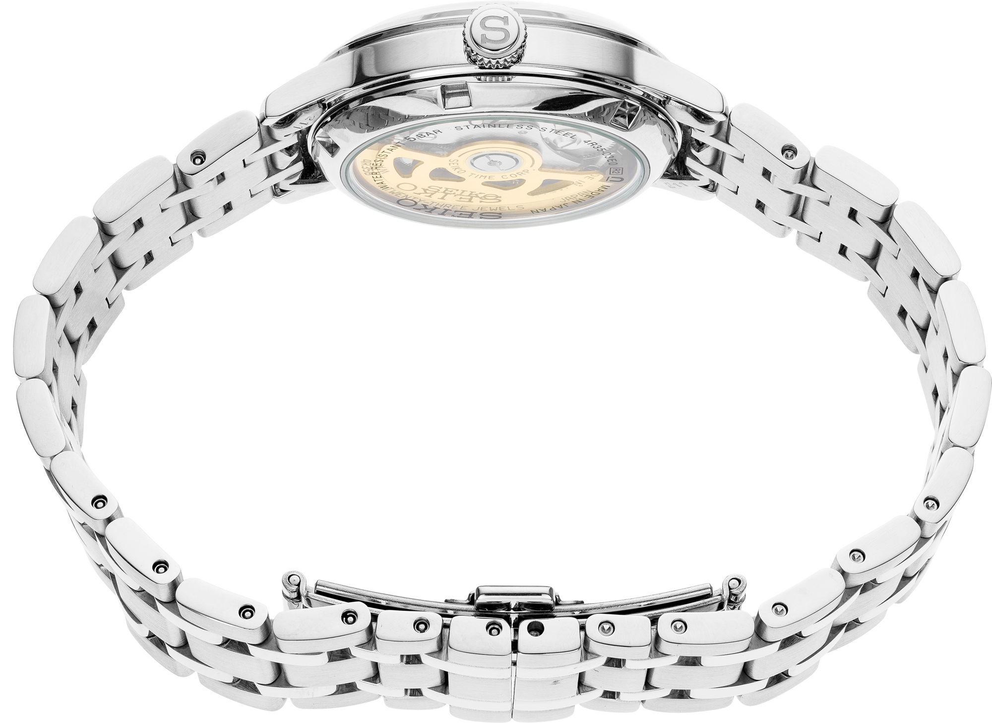 seiko presage srp839 cocktail time pink dial watch